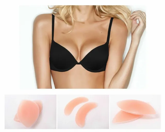 3 PACK SET X Womens Push Up Silicone Bra Inserts Breast Cleavage