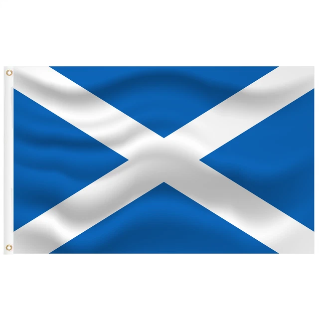 St. Andrew’s Kreuz Flagge – 5x3 Fuß (ca. 152x91 Cm), 100 % Polyester