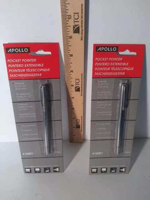 Apollo Extendable Pocket Pointer APO18001 2x...New..Ships Fast