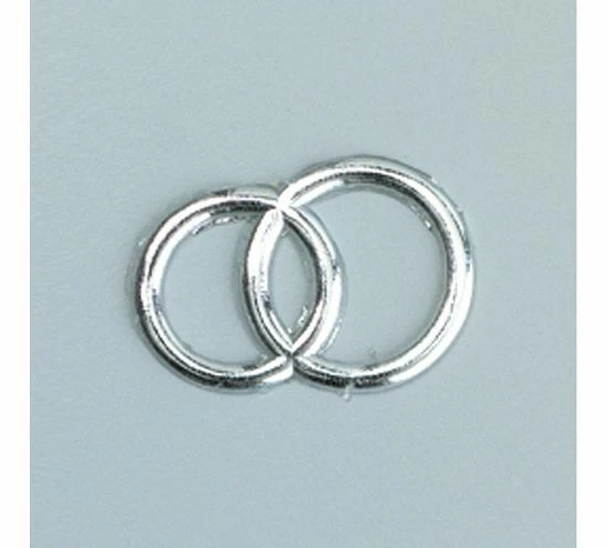 Anillos de boda plata decoración de cera Efco