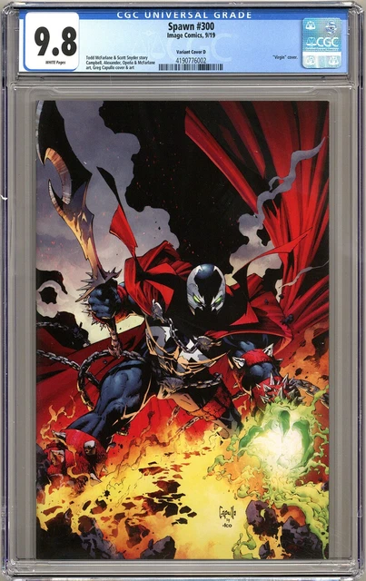 Spawn #300 Cgc 9.8 Cover D White Pages Image Comics 2019