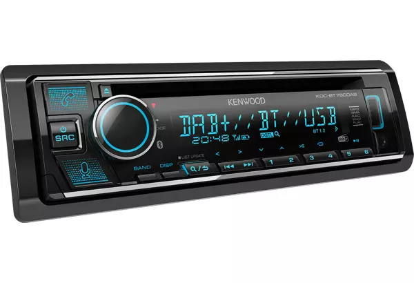 Kenwood KDCBT760DAB mit DAB+, Autoradio 1-DIN Digital-Radio Bluetooth