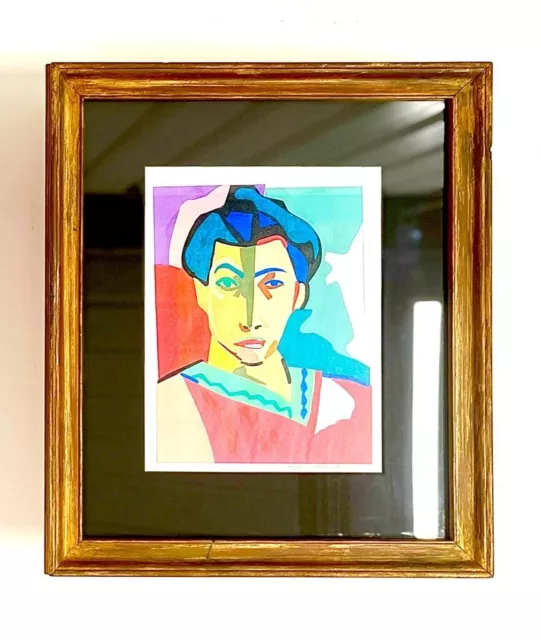 Matisse Abstract Expressionism Original Silkscreen ‘Mrs Matisse’ After Matisse