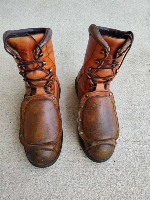 RED WING STEEL Toe Boots Line Climbing $89.00 - PicClick
