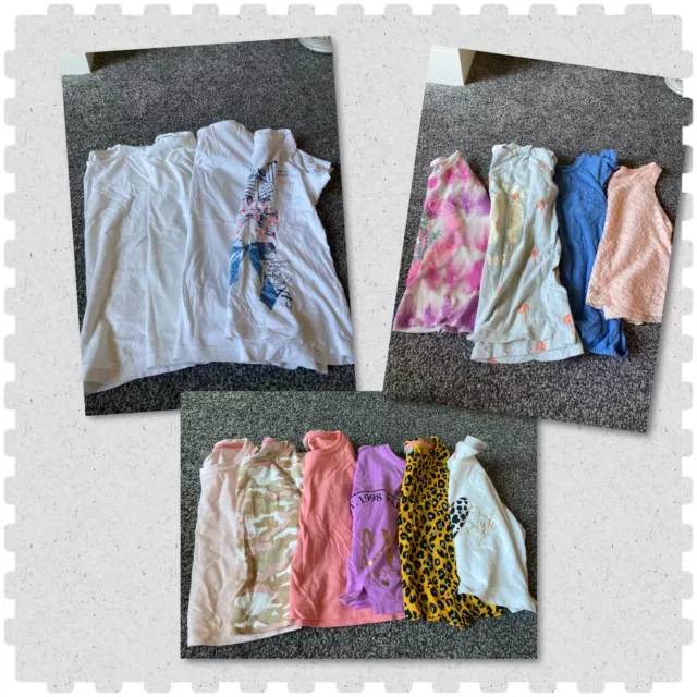 Girls Age 8-9 Bundle Summer, Crop Tops, Skirts, Shorts