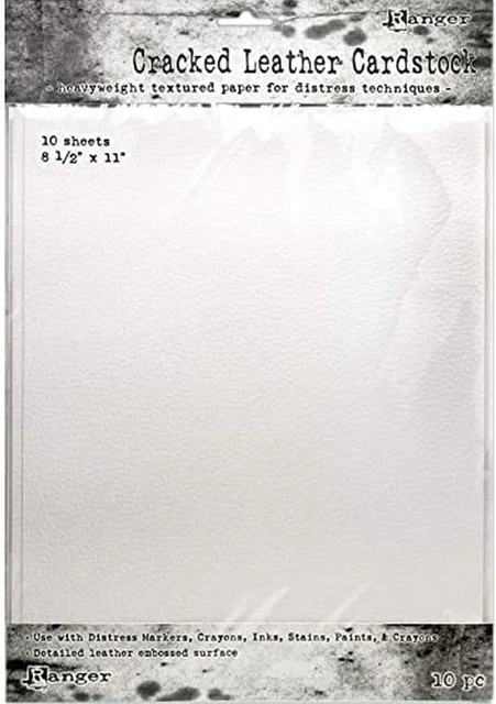Tim Holtz -  CRACKED LEATHER CRD 8.5"X11"