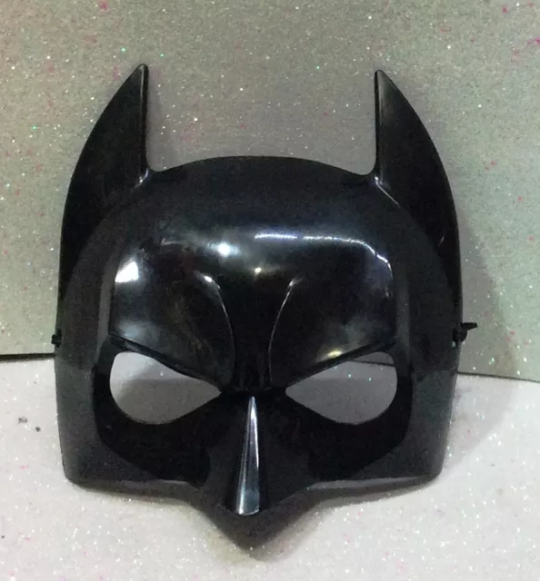 Carnevale Halloween Maschera Volto Batman Mask In Plastica Rigida A
