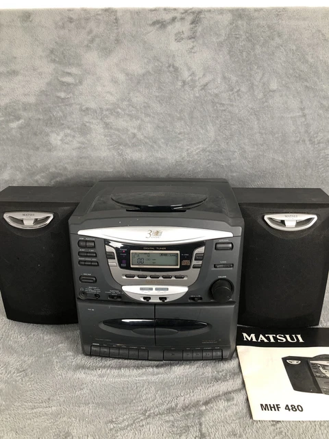 MATSUI MHF480 CD Radio Cassette Tape Player Recorder HiFi AM FM No ...