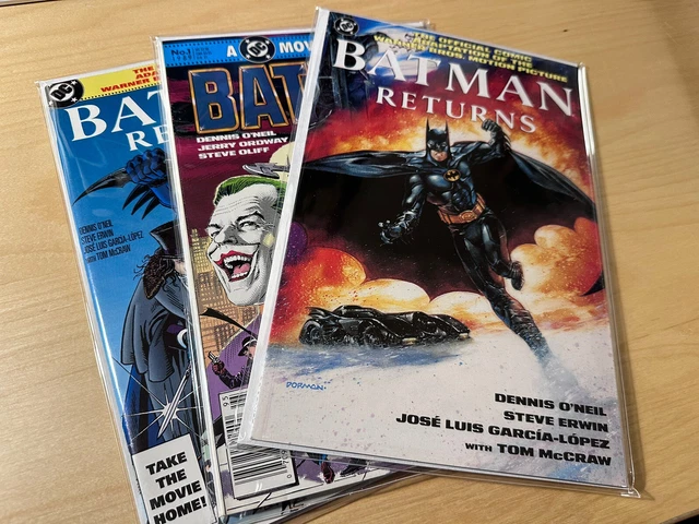 Batman Movie Adaptations Comic Lot Batman Returns Batman 89