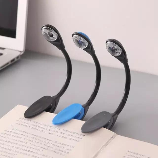 Portable ClipOn LED Reading Light for Books and Laptops