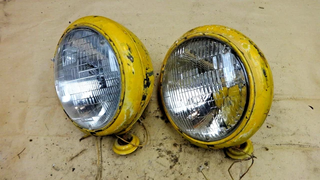 GUIDE 903-J HEADLIGHTS Original pair Custom rod ford chevy plymouth dodge gmc