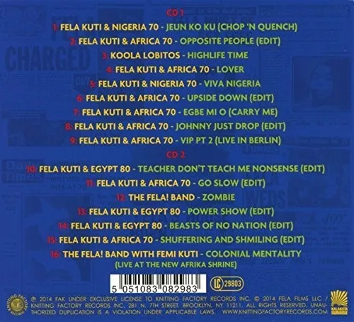 Fela Kuti - Finding Fela (Original Soundtrack) 2 Cd New!