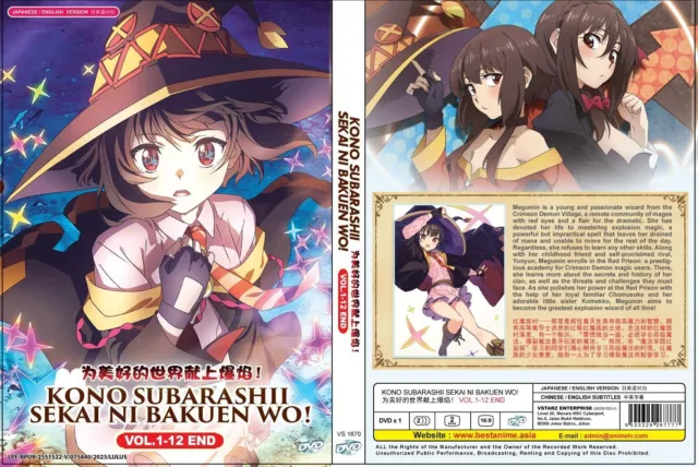 KONOSUBA: AN EXPLOSION on This Wonderful World! (VOL.1-12)~ English Dubbed  ~ DVD $31.36 - PicClick AU