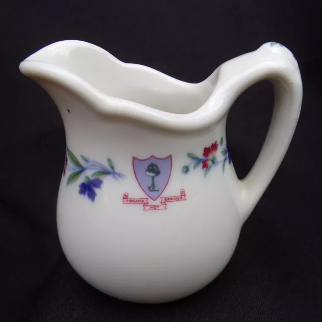 Virginia Hot Springs Homestead Handled Creamer Syracuse