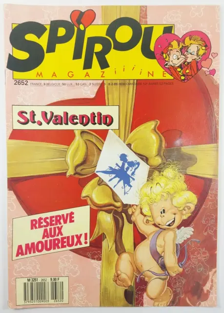 Spirou Magazine N°2652 Saint Valentin Février 1989