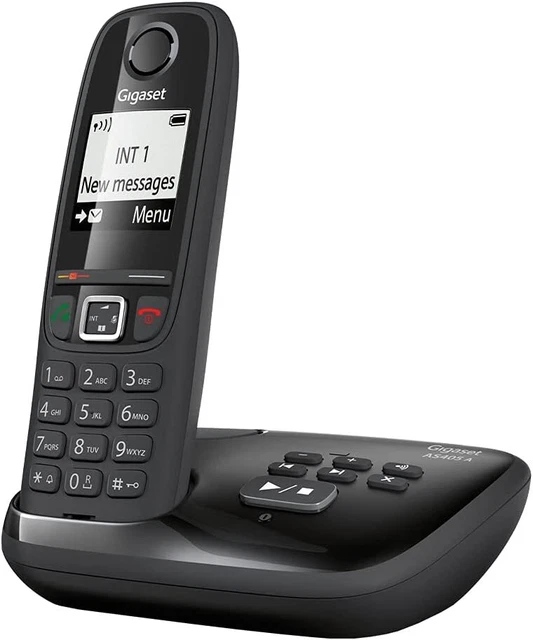 Gigaset AS405A telefono domestico cordless avanzato singolo con segreteria telefonica