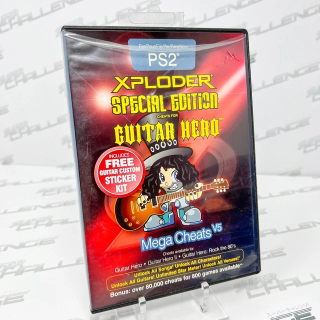 Xploder Special Edition Cheats for Guitar Hero PS2 PlayStation 2 Complete