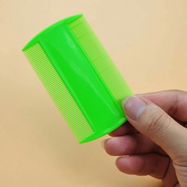 2X Double Sided Nit Combs Head Lice Detection pet dog cat flea peine para piojos 3