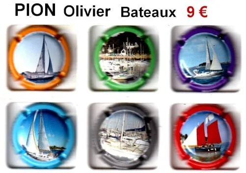 capsules de champagne PION Olivier "Bateaux "  propriétaire