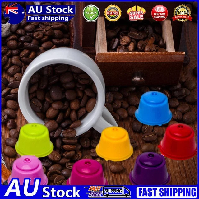 7pcs Refillable Coffee Capsules for Nescafe Dolce Gusto Coffee Filter Cup Pod