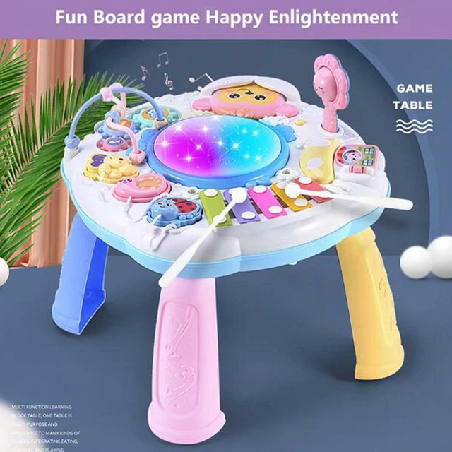 Baby Play Learn Activity Table Musical Toys 6-12 Months Toddler Early Education