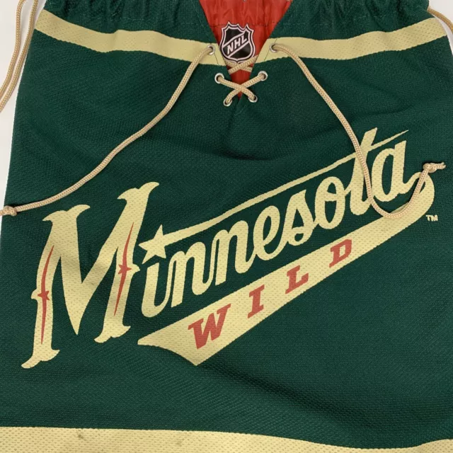 NHL Minnesota Wild NHL Drawstring Lightweight Backpack Backsack