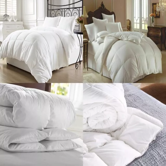 🔥Luxury Hotel Quality Goose / Duck Feather & Down Duvet Quilt/Pillow All Sizes