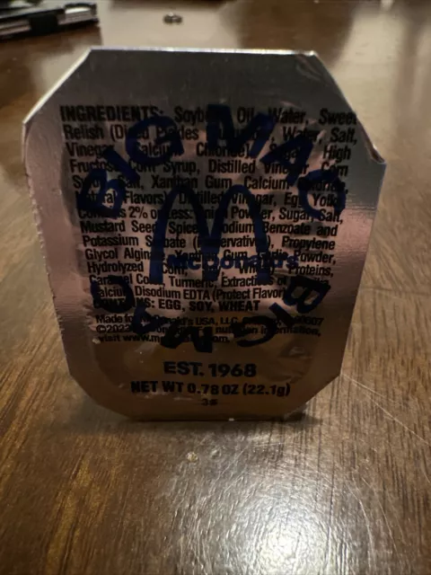 McDonald’s Big Mac Sauce Cup