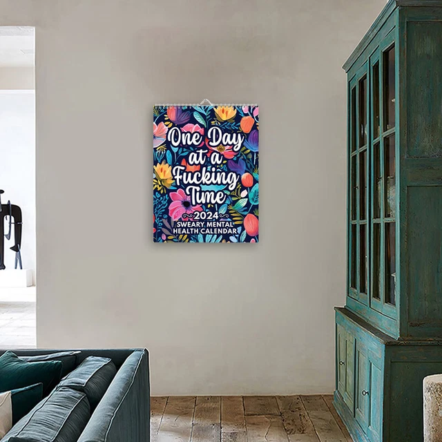 MENTAL HEALTH DAILY Calendar Wall Calendar 2024 Inspirational 2024