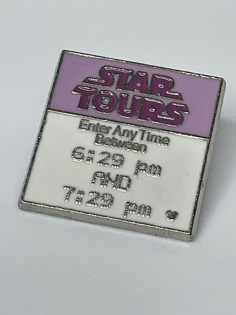Disney Hollywood Studios Star Tours Fast Pass Hidden Mickey WDW Pin Trading