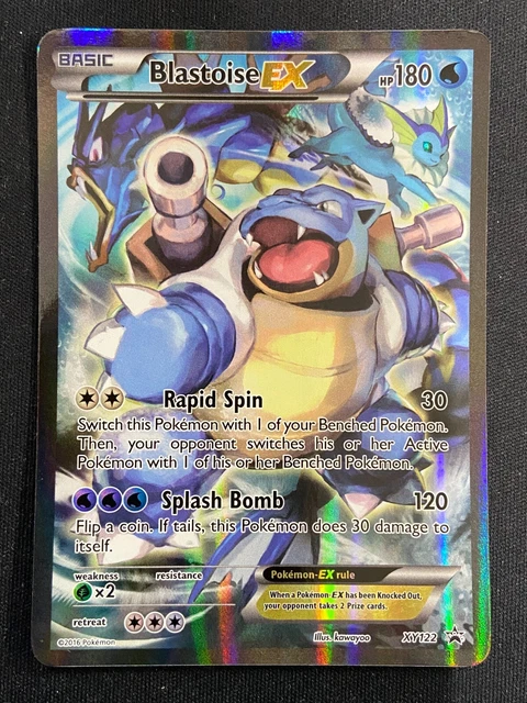 Blastoise EX - XY122 Black Star Promo-Karte (Pokemon) Full Art Ultra selten - Neuwertig/lp