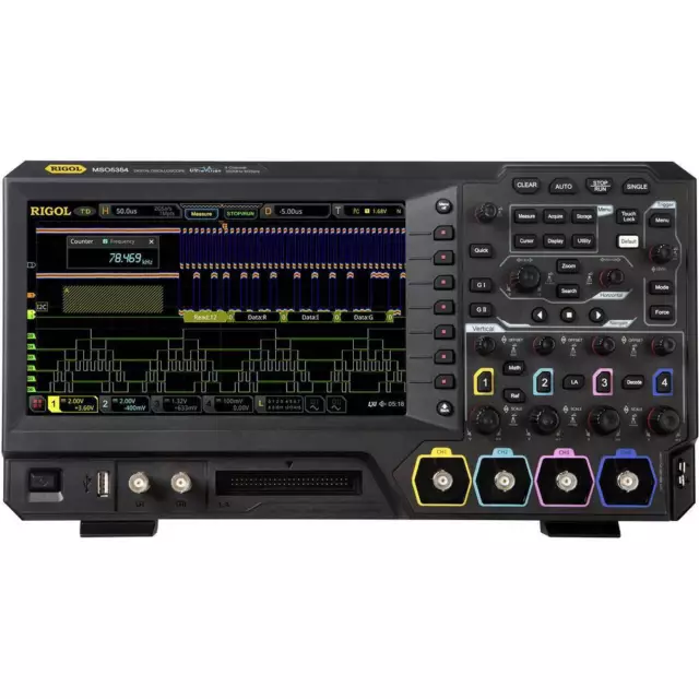 Oscilloscope numérique Rigol MSO5204 200 MHz 8 Géch/s 100 Mpts 8 bits