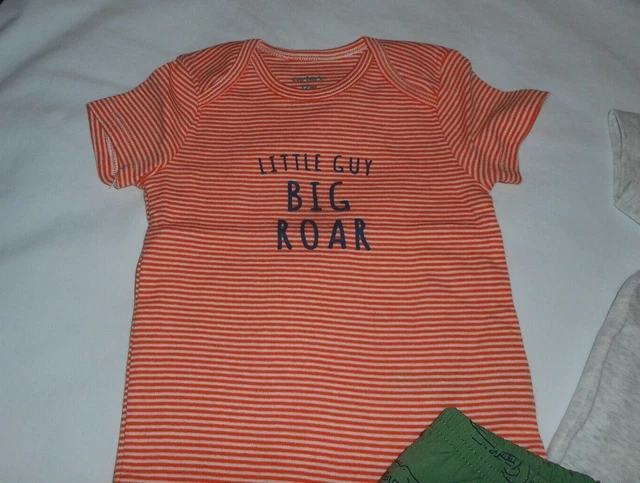 3-Piece Carters Little Lion Shorts Set - Baby Boy Infant Size 12 Months - New 3
