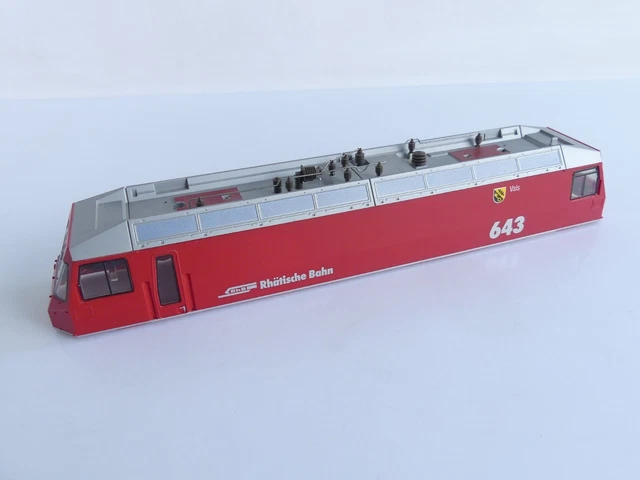 Locomotive BEMO TT 1/120 Ge 4/4 N°81 Furka-Oberalp, Analogique CC
