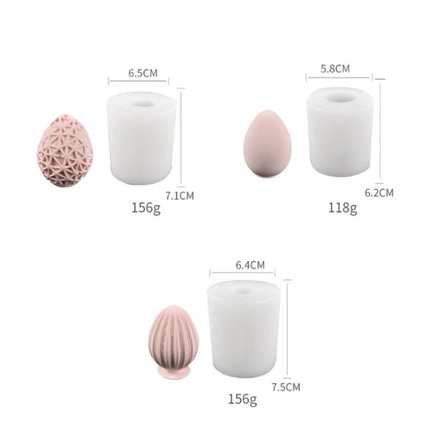 Silicona Forma Vela Mesa Fiesta Arte 3D Encaje Decoración HÁGALO USTED MISMO Flores Rollos Luz