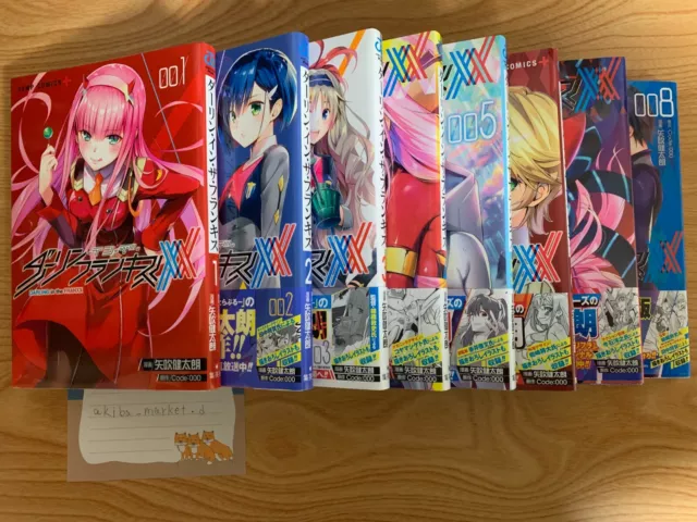 Darling In The Franxx 【Japanese language】Vol.1-8 set Manga Comics Complete Full 3