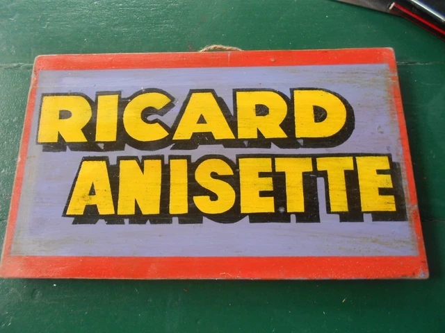 Plaque Metal Plaque Métal Vintage Ricard 30x20cm - Déco Rétro Pub