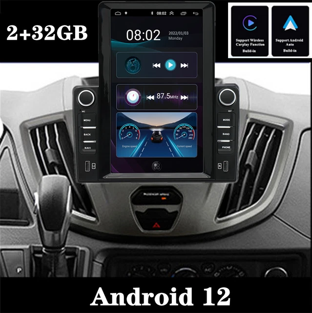 10.1& FOR 1319 Ford Transit Tourneo Custom Carplay 2+32G Android12