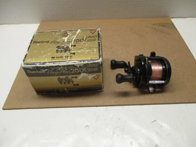 【希少品】Shimano Bantam Magplus BMP 251SG Shimano Bantam Mag Plus BMP 250 SG XHS Reel Bait Casting