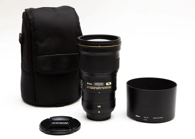 Nikon NIKKOR AF-S AFS 300mm 300 f/4E f/4 f4 PF ED VR * USA Model