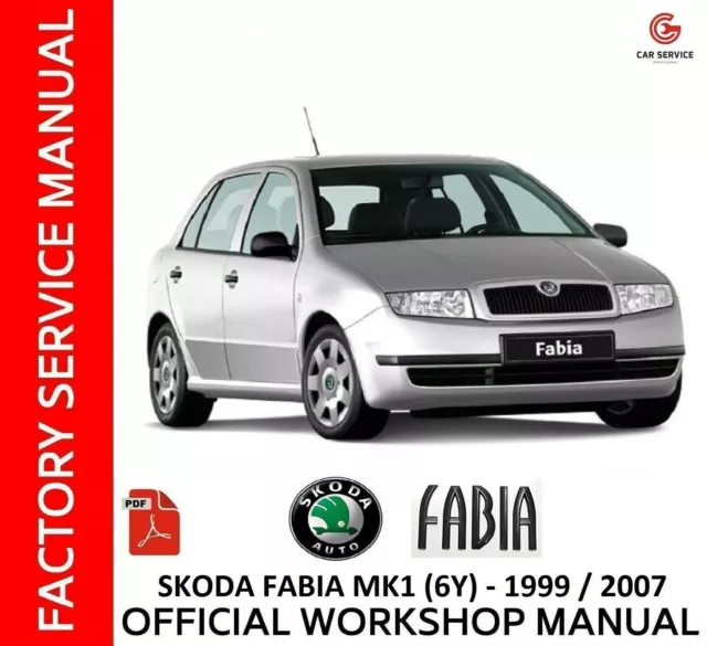 Skoda Fabia (6Y) Mk1 1999/2007 Manuale Officina Workshop Manual Wiring Diagrams