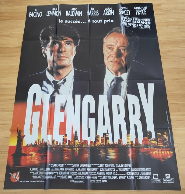 Affiche Cinema 120x160 glengarry Al Pacino jack lemmon
