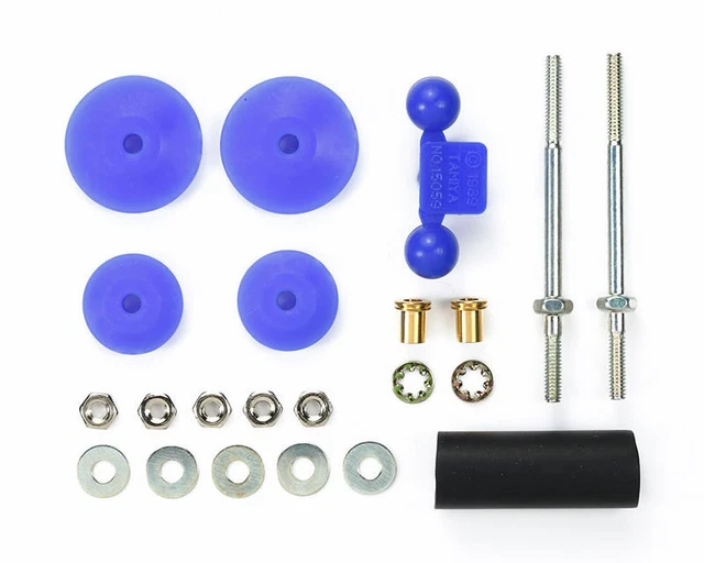 Roulette Tamiya 19 Mm Sans Anneau – Bleue – Référence 95561 – Pour Modélisme RC