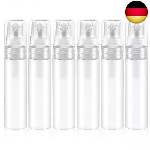 6 Stück Mini Parfüm Nachfüllbar 5ml Parfümzerstäuber Leere Sprühflaschen Travel