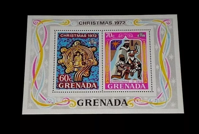 Grenada #481, 1972, Christmas, Souvenir Sheet, Mnh, Nice Lqqk