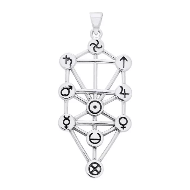 Oberon Zell Tree of Life Sigil .925 Sterling Silver Pendant Peter Stone Jewelry