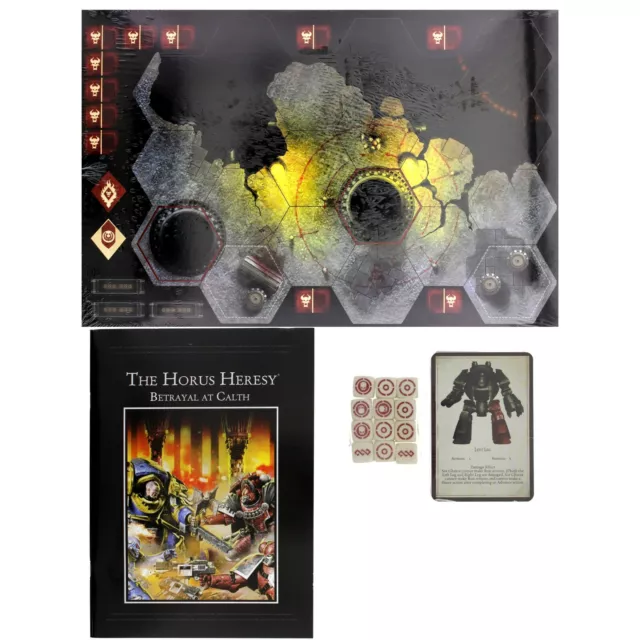 Betrayal at Calth Horus Heresy Rules Cards Game Board Tiles Dice 30k NO MODELS