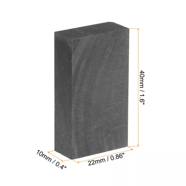 Graphite Block Ingot Rectangle Graphite Electrode Plate 40x22x10mm, Pack of 5 2