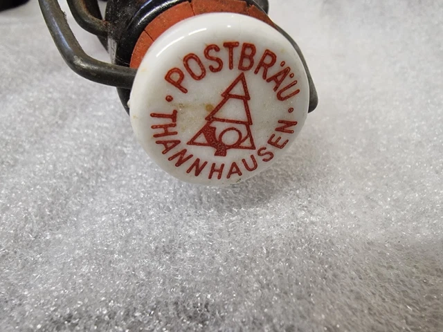 Antike Bügelflasche Postbräu Thannhausen Bier Flasche