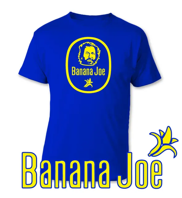 T-Shirt Banana Joe Bud Spencer T Shirt Maglia Maglietta Cult - 100% Cotone